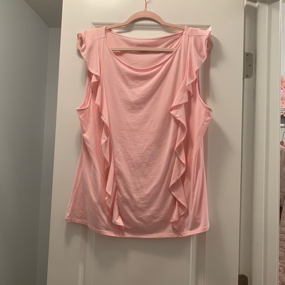 NWOT Lilly Pulitzer Ruffle Blouse